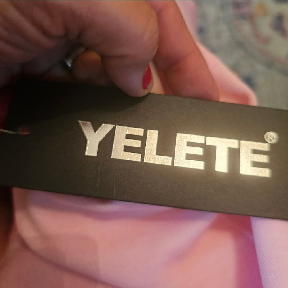 Yelete yoga 2 pc set NWT ombre pink sz small - Picture 8 of 9